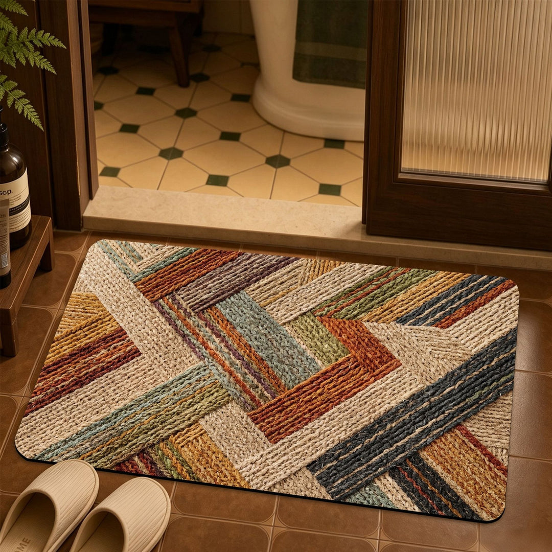 Heart Pattern Decorative Bath Mat Kalsten