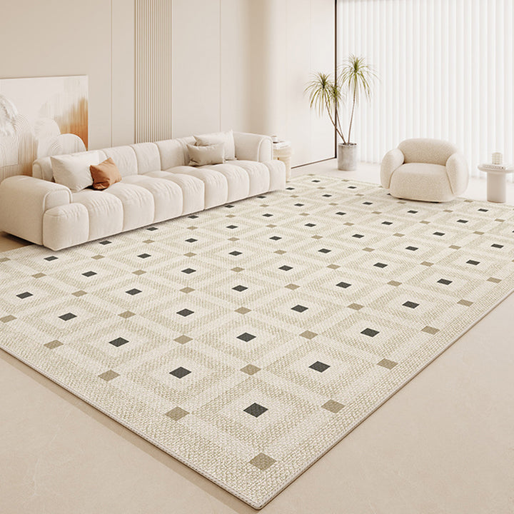 Geometric Textured Area Rug