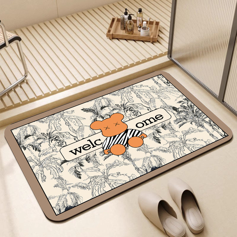 Artistic Cartoon Entrance Mat Kalsten