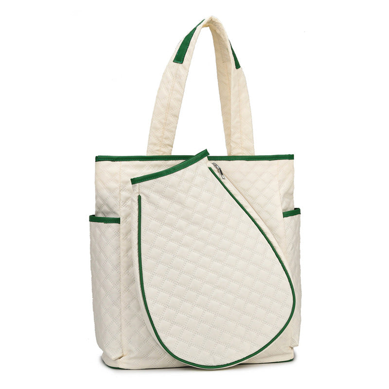 Quilted Multi-Pocket Tote Bag Kalsten