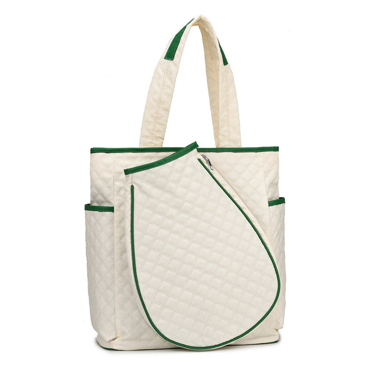 Quilted Multi-Pocket Tote Bag Kalsten