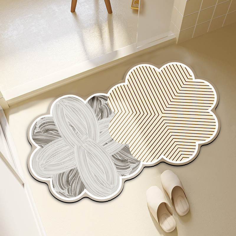Decorative Cloud-Shaped Bath Mat Kalsten