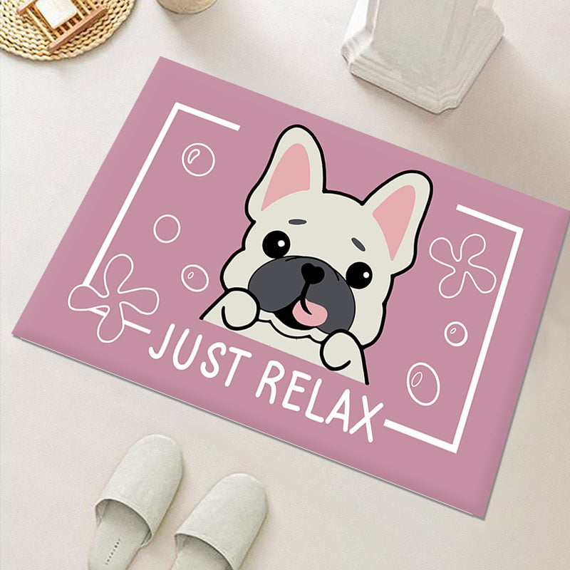 Cute Cat-Themed Indoor Area Mat