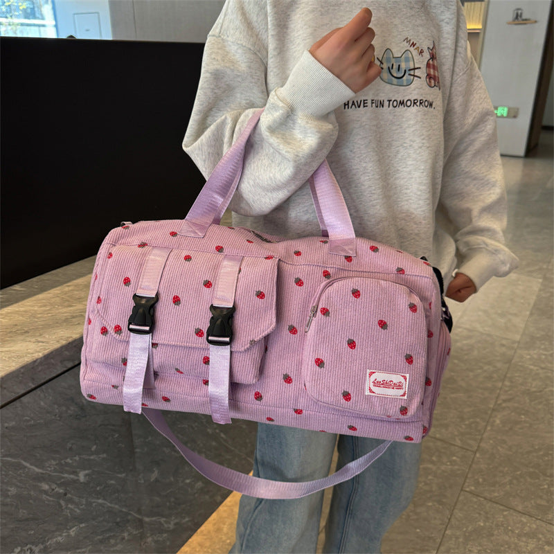 Fashionable Floral Print Weekend Duffel Bag Kalsten