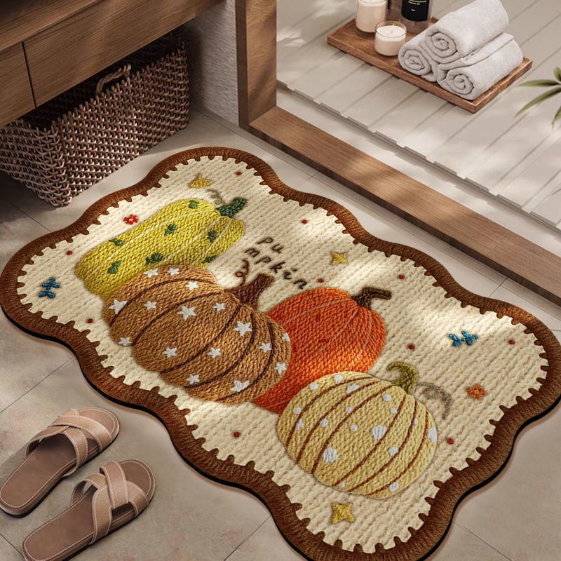 Autumn-Themed Decorative Area Mat