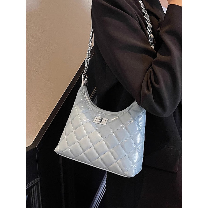 Quilted Faux Leather Chain Handbag Kalsten