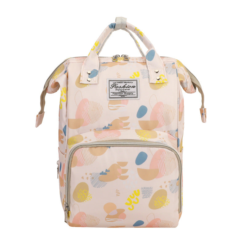 Floral Print Multi-Functional Diaper Backpack Kalsten