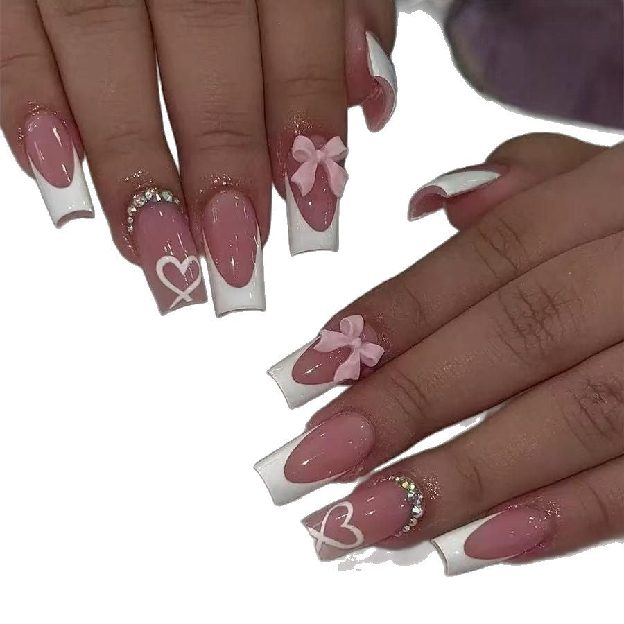 Decorative Heart and Bow Nail Art Set Kalsten