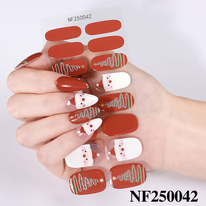 Festive-Themed Nail Art Stickers