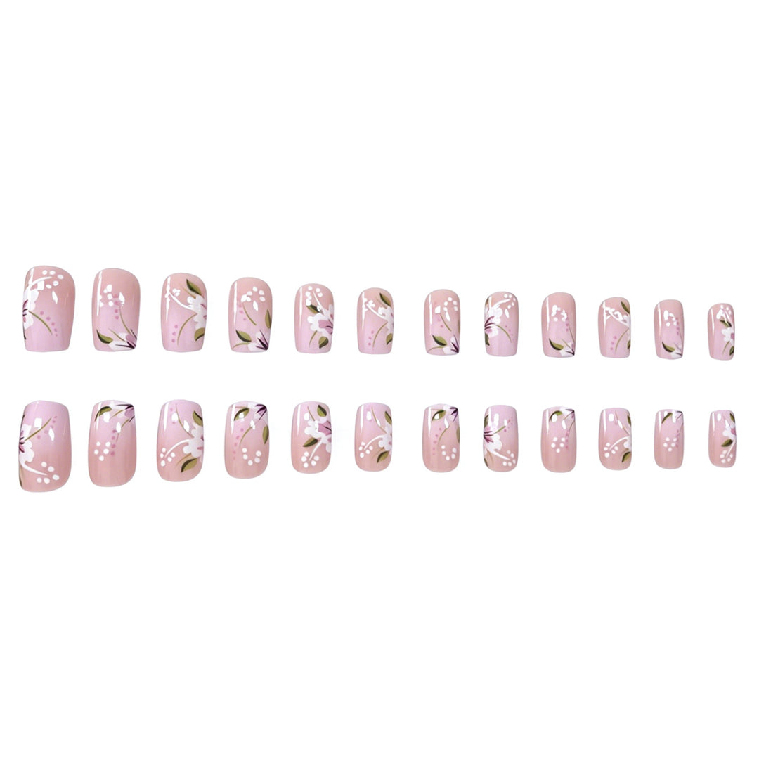 Elegant Floral Acrylic Nail Designs Kalsten