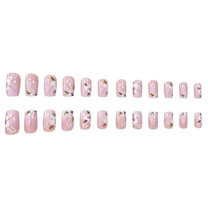 Elegant Floral Acrylic Nail Designs Kalsten