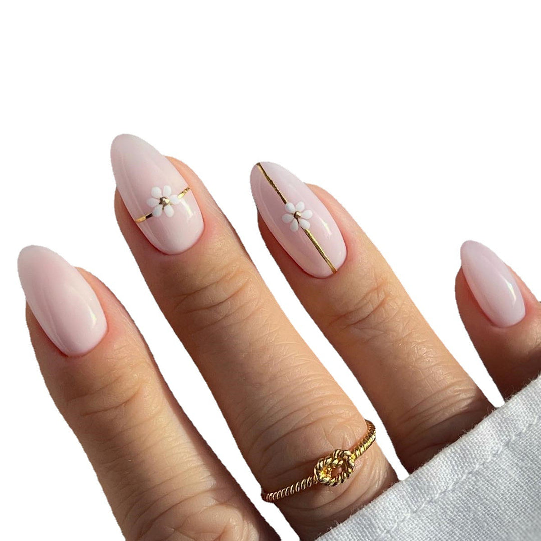 Designer False Nails with Adhesive-Kalsten