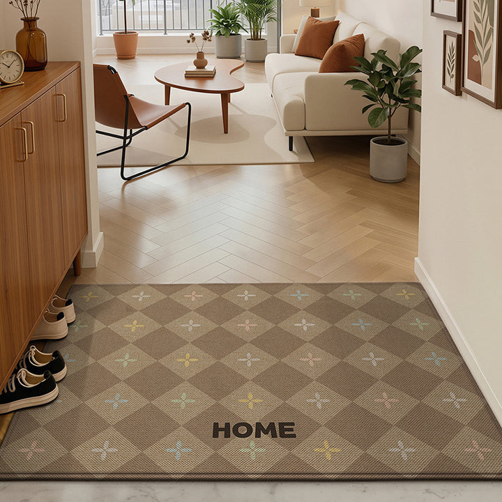 Striped Textured Welcome Mat Kalsten
