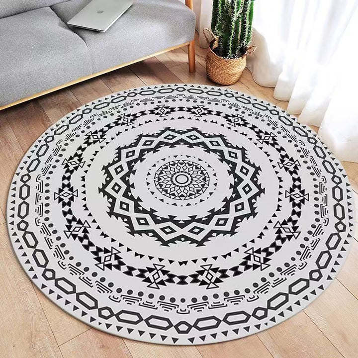 Bohemian Geometric Pattern Area Rug Kalsten