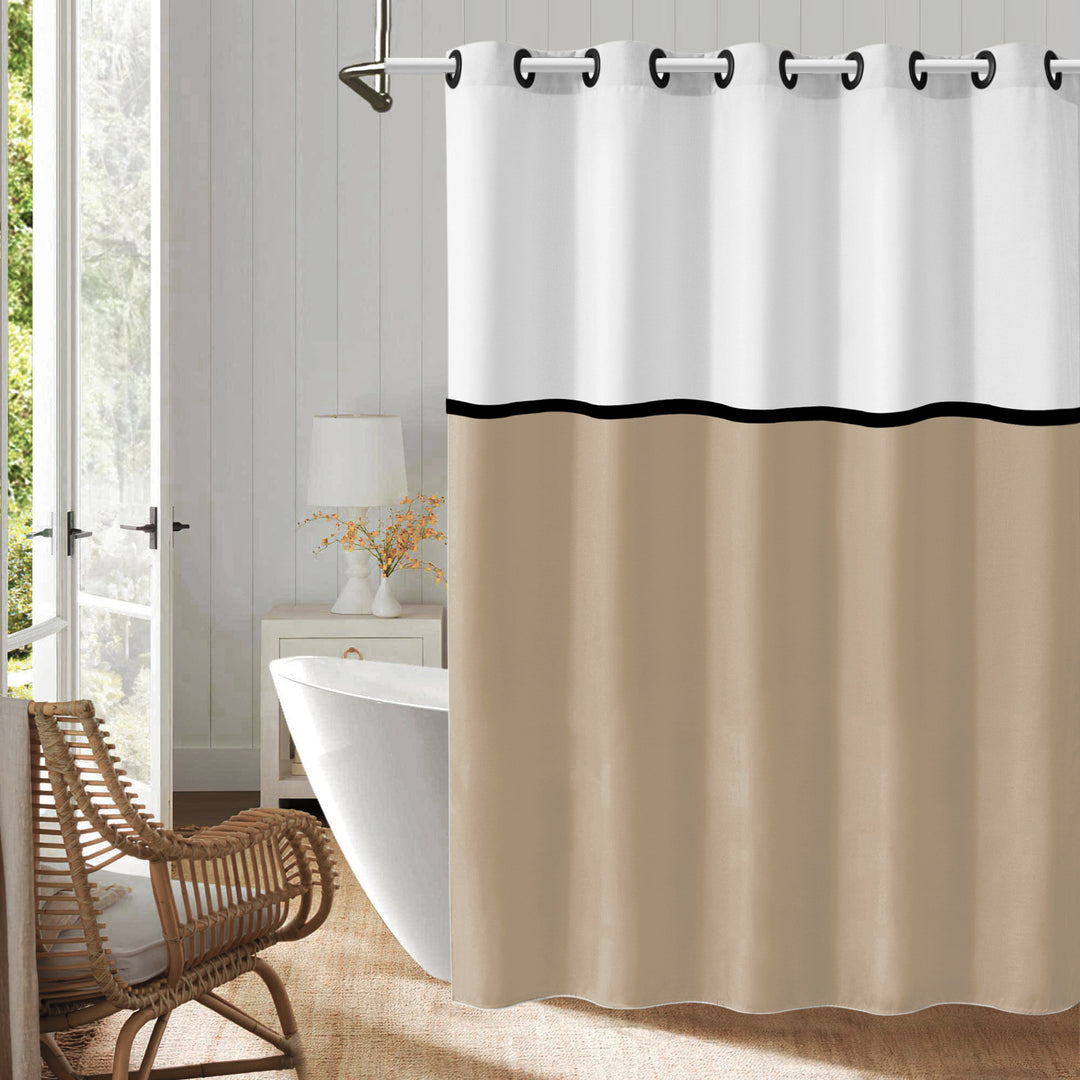Modern Geometric Design Shower Curtain Kalsten