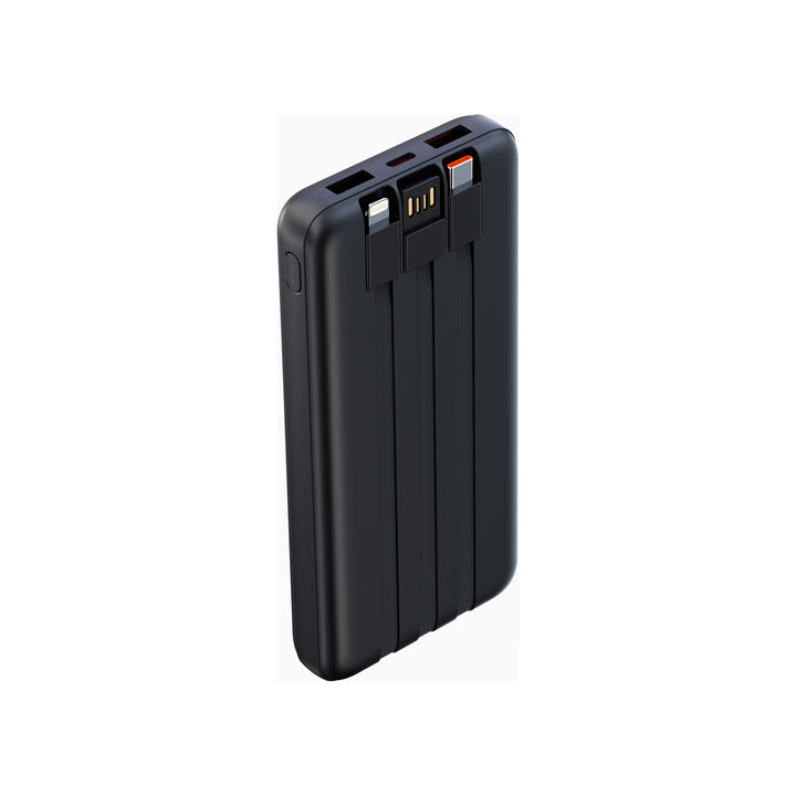 Portable power bank with integrated cable management and multifunctional charging port Kalsten