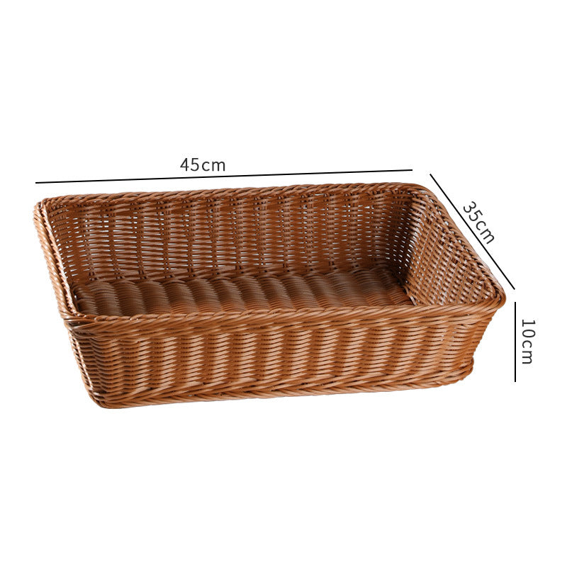 Large Rectangular Woven Storage Tray Kalsten
