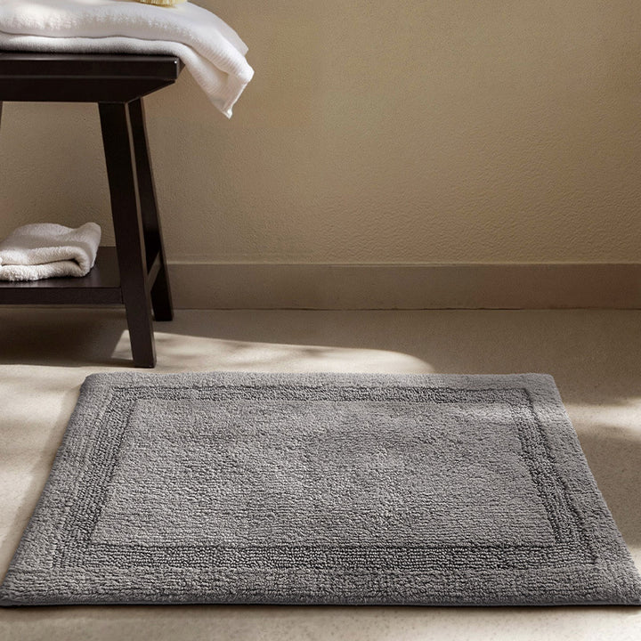 Soft Textured Round Bath Mat Kalsten