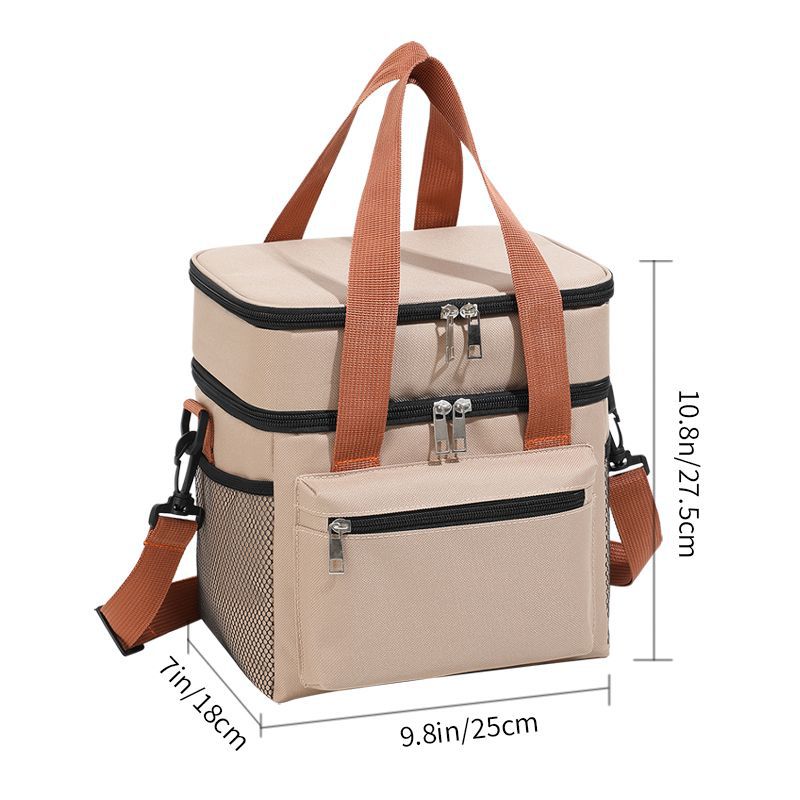 Multi-Compartment Insulated Food Storage Tote Kalsten
