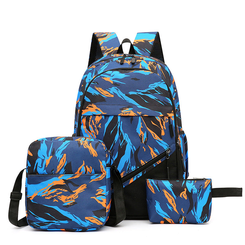 Fashionable backpack set with multiple compartments Kalsten