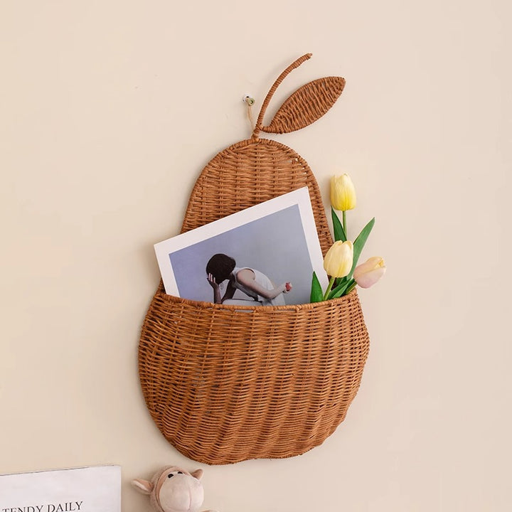 Decorative flower basket with handle Kalsten