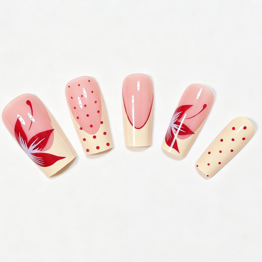 Artistic Press-On Nail Design Kalsten