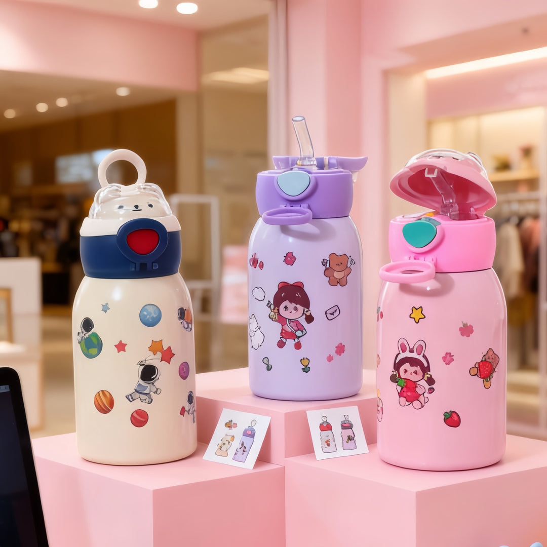 Women's water bottle with unique astronaut design Kalsten
