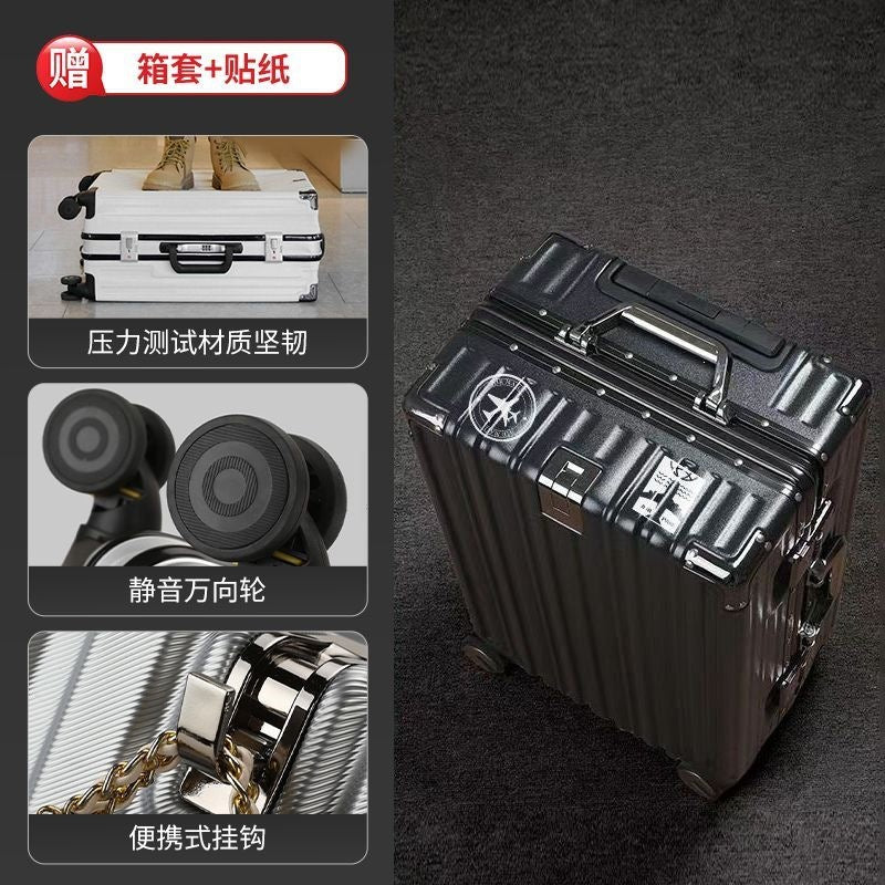 Hard-shell travel suitcase with spacious interior and high-quality rolling system Kalsten