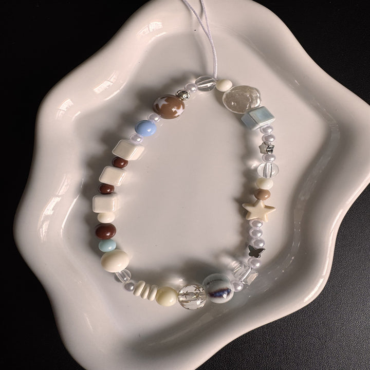 Star-Themed Beaded Charm Necklace Kalsten