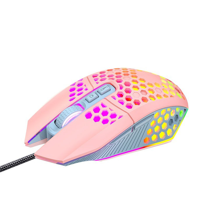 Gaming mouse with RGB lighting and ergonomic design Kalsten