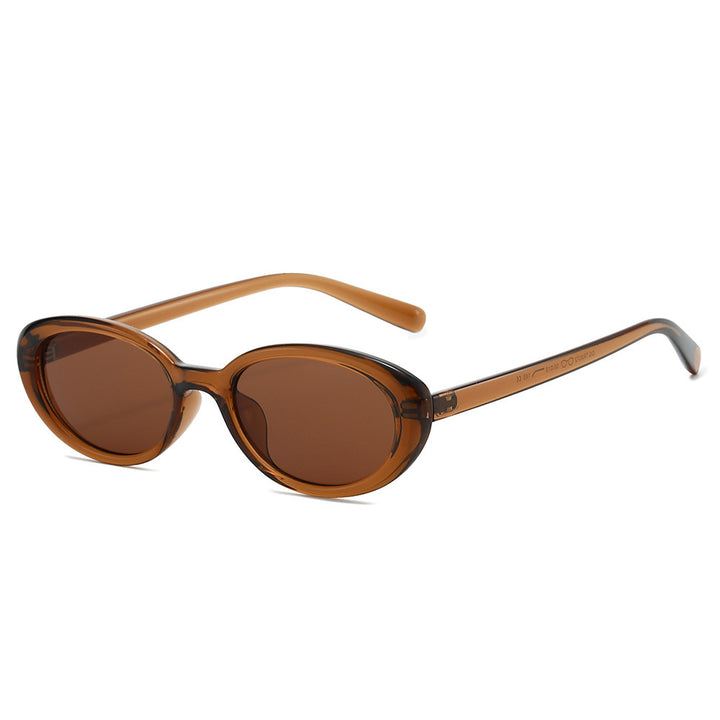 Retro-Inspired Cat-Eye Sunglasses with Transparent Frames Kalsten