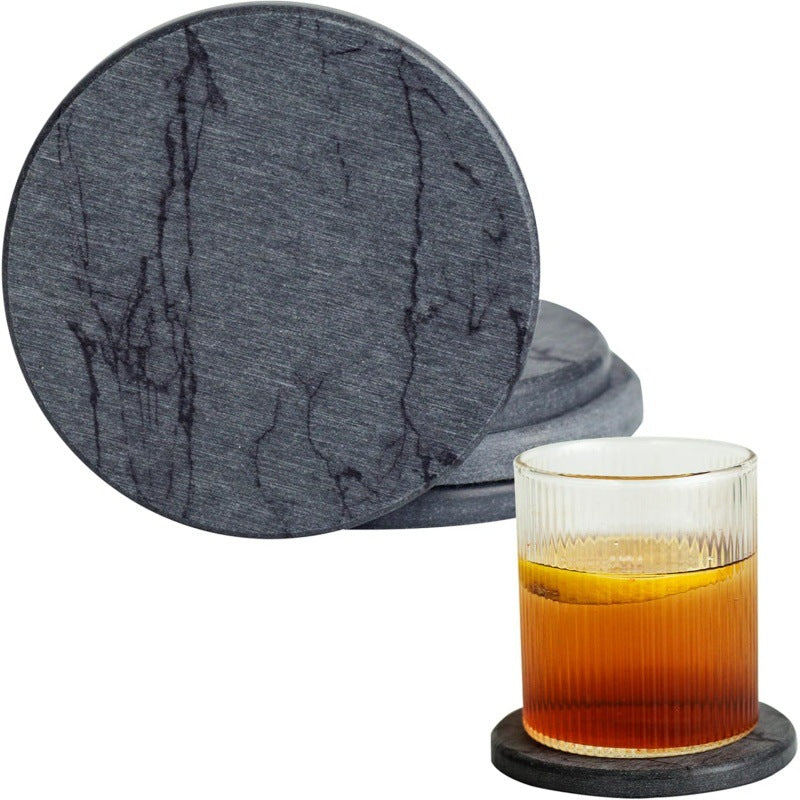 Marble Effect Drink Coaster Set