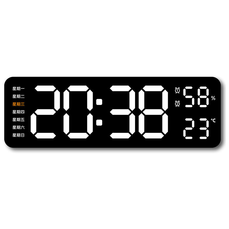 Digital alarm clock with room temperature and humidity display Kalsten