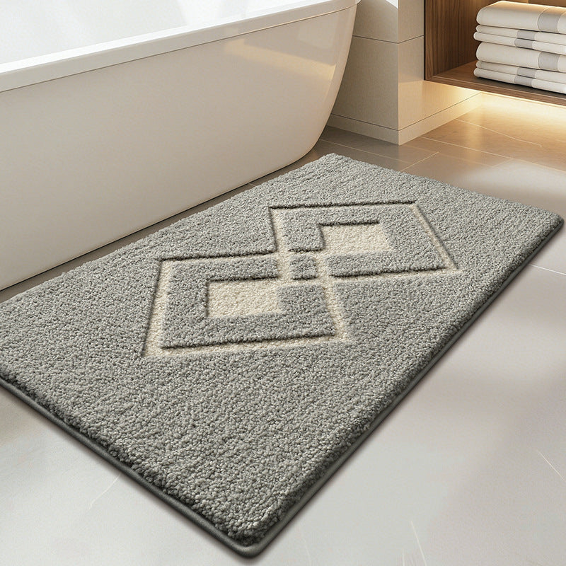 Plush Textured Bathroom Bath Mat Kalsten