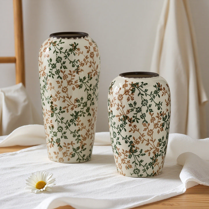 Floral ceramic vase Kalsten
