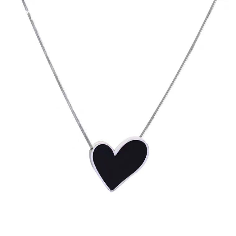 Artistic Heart-Shaped Pendant Necklace Kalsten