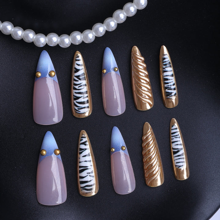 Creative Nail Art in Leopard Design Kalsten
