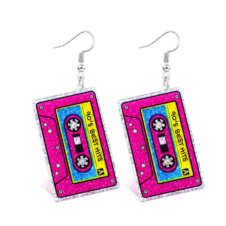 Nostalgic Cassette Tape Earrings Kalsten