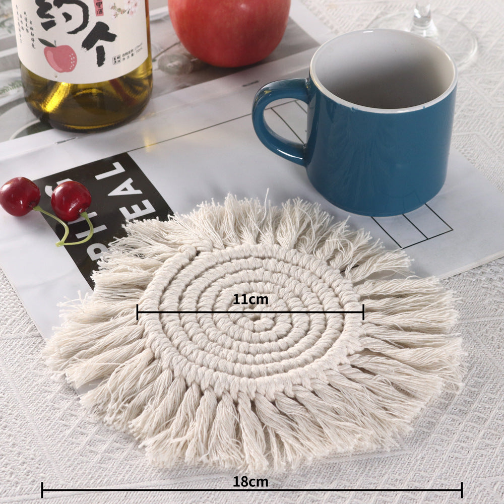 Crochet Fringe Coaster