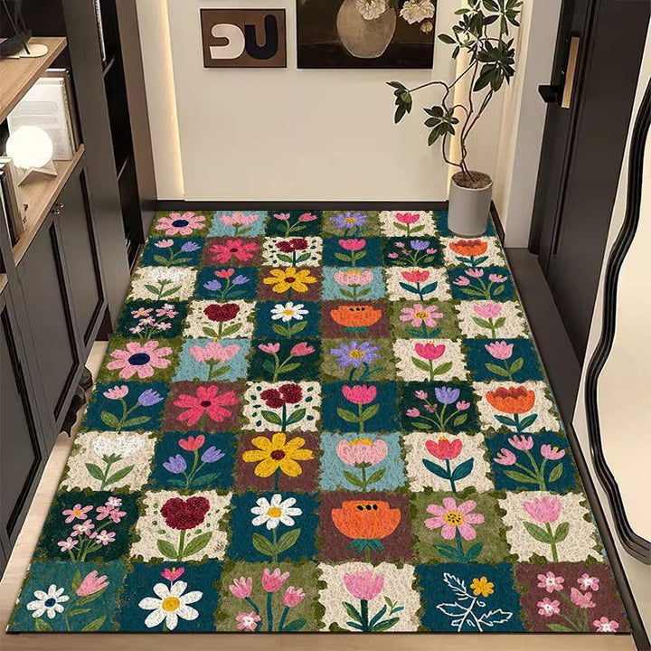 Floral Patterned Area Rug
