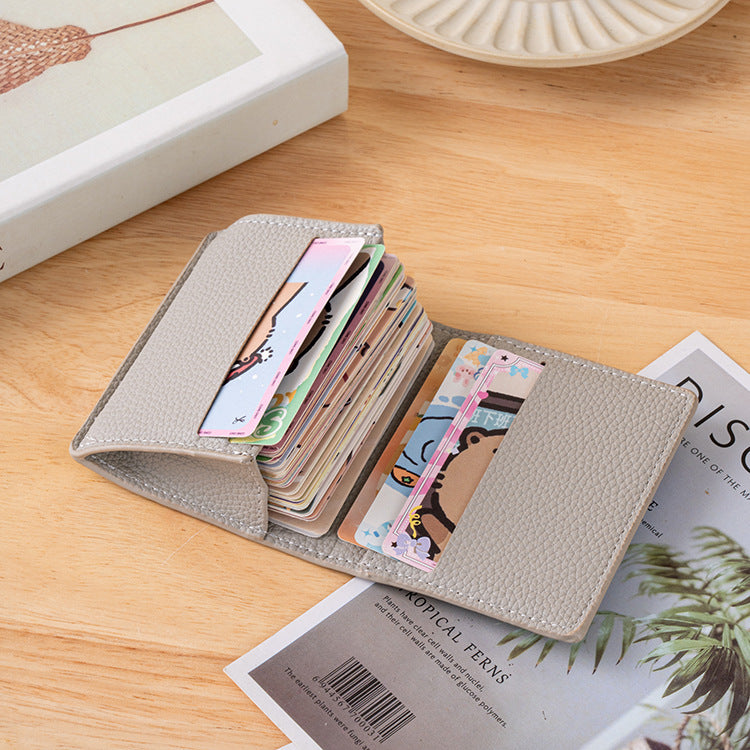 Textured Leather Cardholder