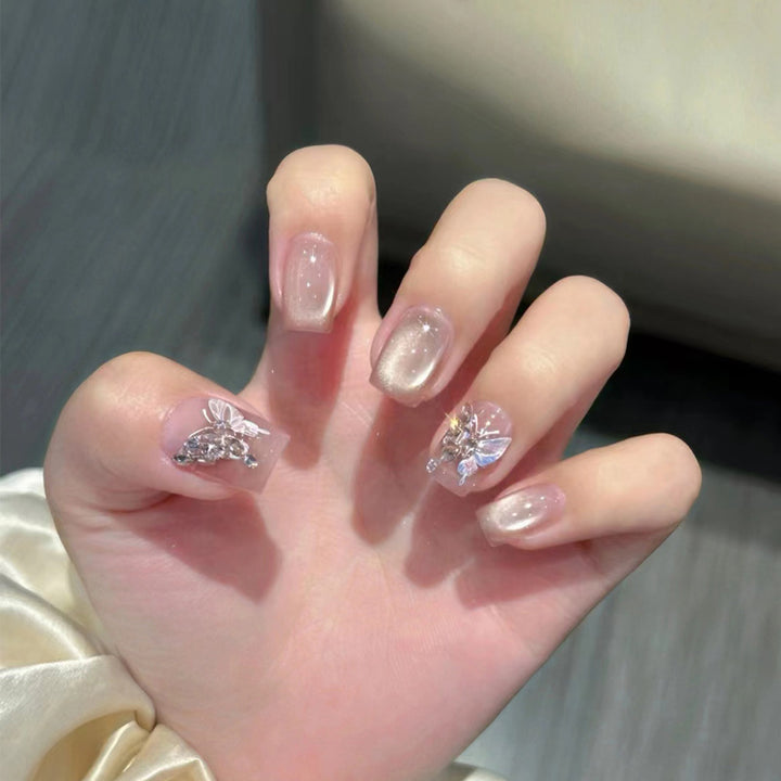 Iridescent Press-On Nail Set Kalsten