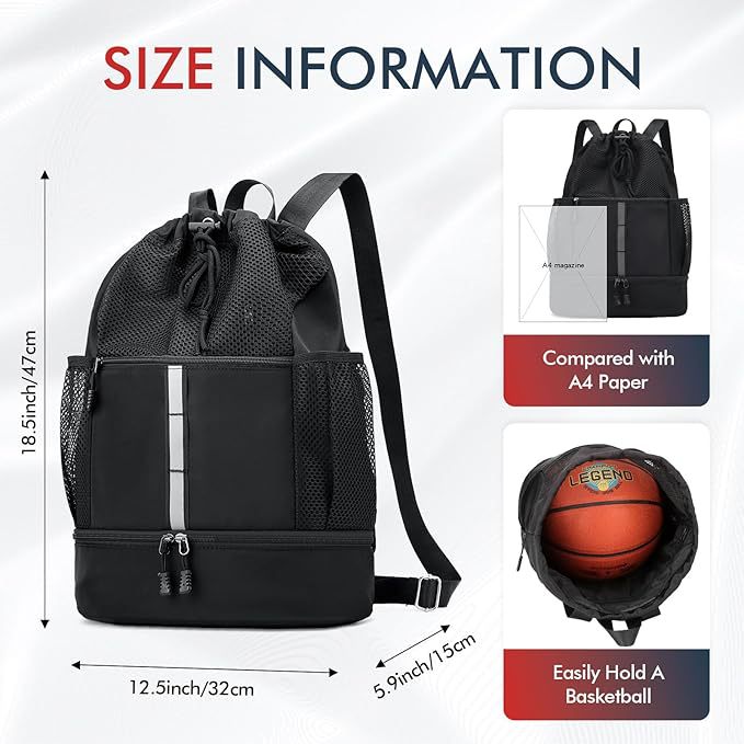 Expandable Mesh Gym Backpack Kalsten