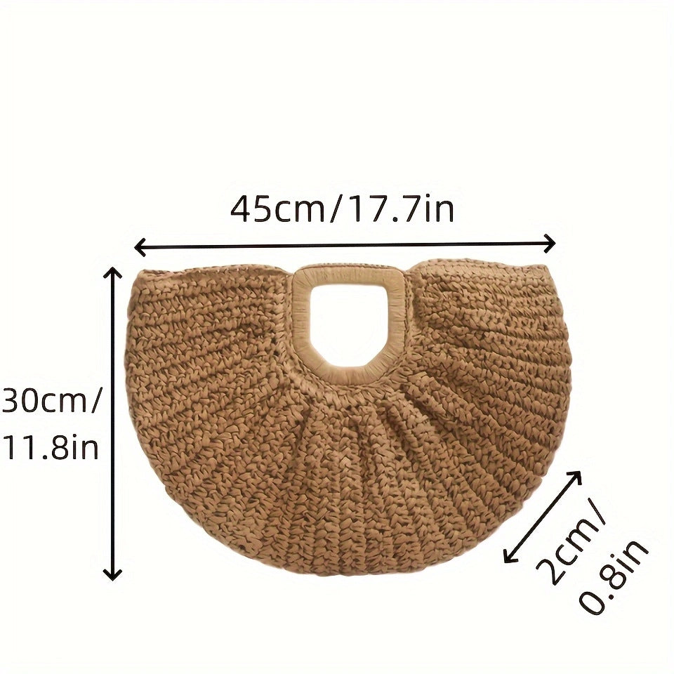 Handcrafted Macrame Bag with Structured Design Kalsten
