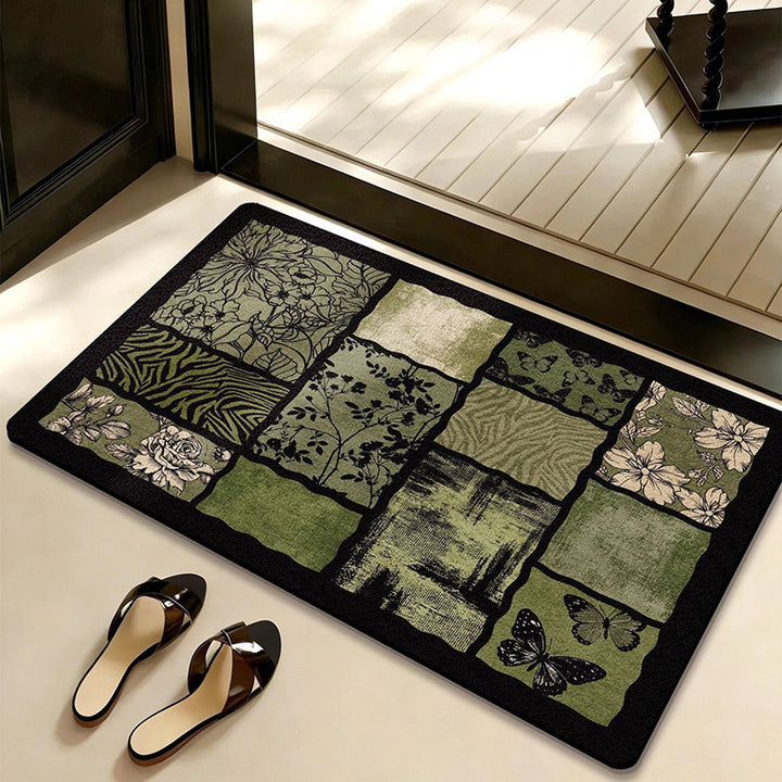 Artistic Nature-Themed Area Rug