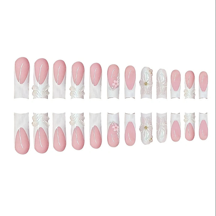 Decorative Press-On Nail Set Kalsten