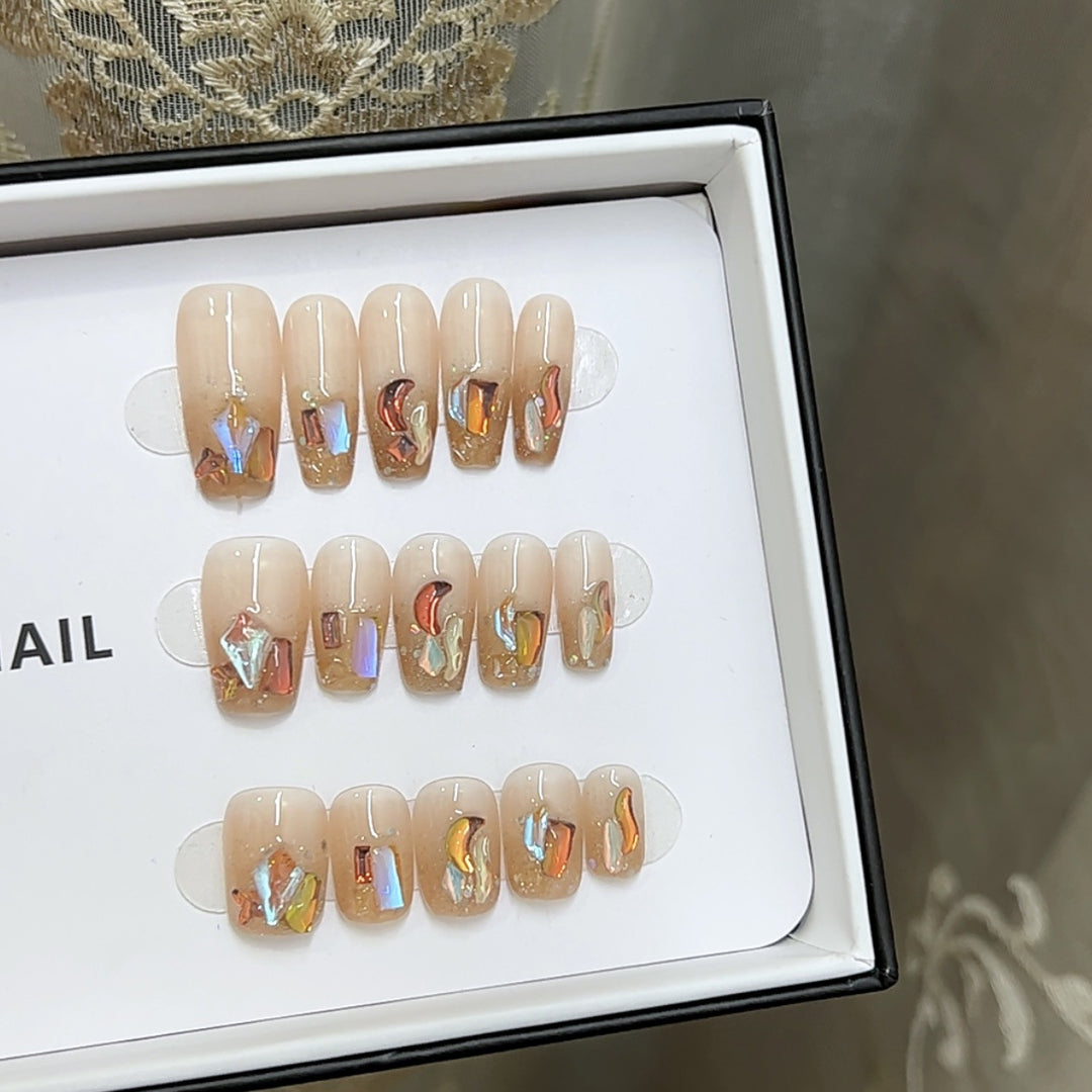 Glittering Press-On Nail Art Collection Kalsten