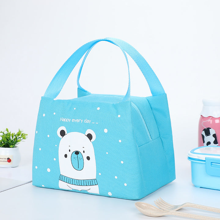 Cute Bear Print Insulated Lunch Bag Kalsten