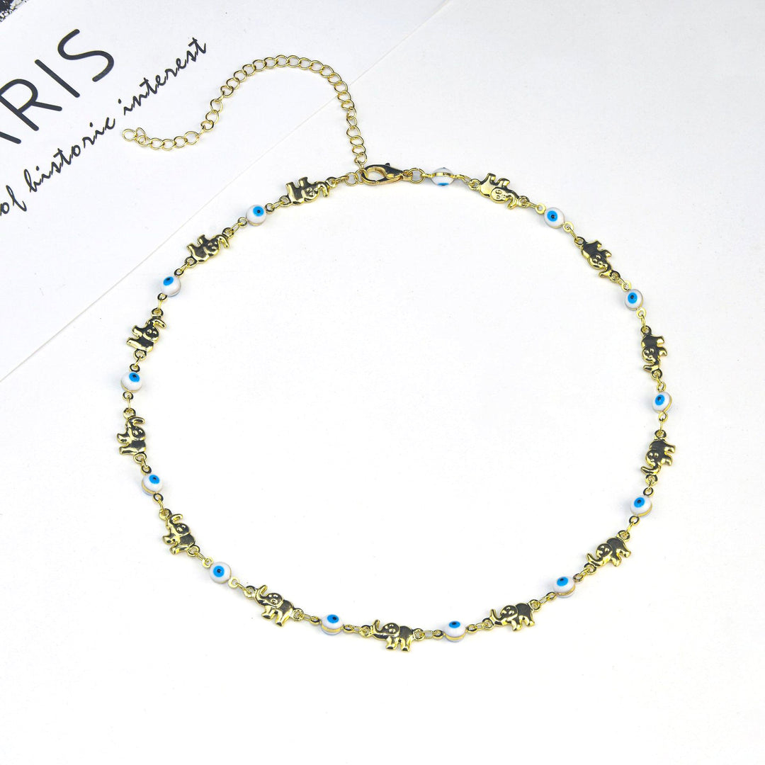 Colorful Elephant Charm Eyewear Chain Kalsten