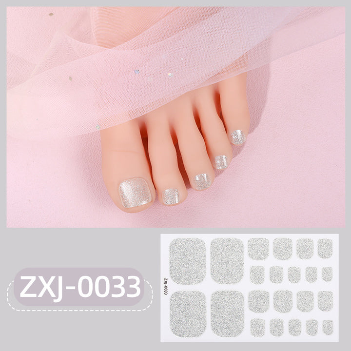 Glittery Toe Nail Wraps  1790954463